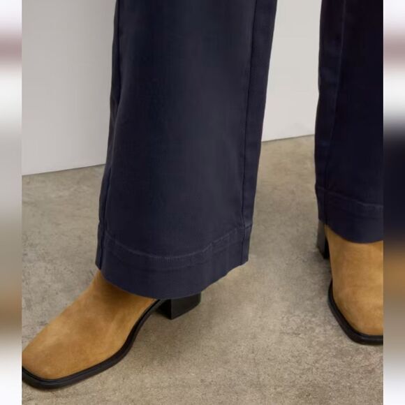 Everlane The Utility Wide Leg Pant in Navy Size 00 - Picture 11 of 13